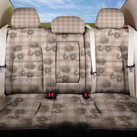 Brown Palaka Hawaii Back Car Seat Cover Hawaiian Lehua Blossoms LT05 One Size Brown - Polynesian Pride