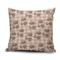 Brown Palaka Hawaii Pillow Cover Hawaiian Lehua Blossoms LT05 Brown - Polynesian Pride