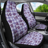 Purple Palaka Hawaii Car Seat Cover Hawaiian Lehua Blossoms LT05 - Polynesian Pride