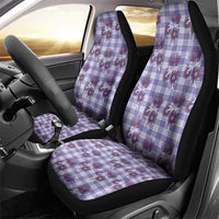 Purple Palaka Hawaii Car Seat Cover Hawaiian Lehua Blossoms LT05 - Polynesian Pride
