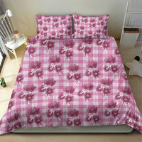 Pink Palaka Hawaii Bedding Set Hawaiian Lehua Blossoms LT05 - Polynesian Pride