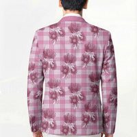Pink Palaka Hawaii Blazer Hawaiian Lehua Blossoms LT05 - Polynesian Pride