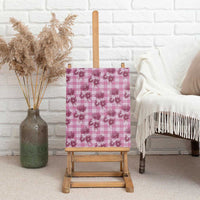 Pink Palaka Hawaii Canvas Wall Art Hawaiian Lehua Blossoms LT05 - Polynesian Pride