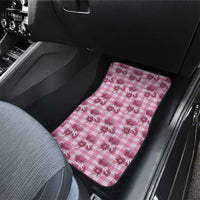 Pink Palaka Hawaii Car Mats Hawaiian Lehua Blossoms LT05 - Polynesian Pride