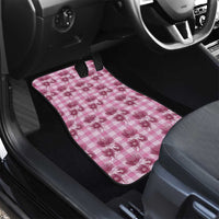 Pink Palaka Hawaii Car Mats Hawaiian Lehua Blossoms LT05 - Polynesian Pride