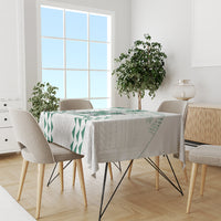 Custom Hawaii Football Tablecloth Rainbow Warriors Kakau Pattern LT05 - Polynesian Pride