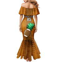 Custom Hawaii Honolulu Football Bowl Mermaid Dress Simple Style LT05 - Polynesian Pride