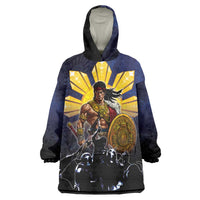 Philippines The First Hero Wearable Blanket Hoodie Lapu Lapu Know Your Roots