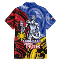 Philippines Lapu-Lapu Family Matching Off Shoulder Short Dress and Hawaiian Shirt Proud Of My King