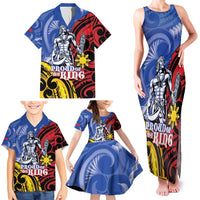 Philippines Lapu-Lapu Family Matching Tank Maxi Dress and Hawaiian Shirt Proud Of My King