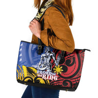 Philippines Lapu-Lapu Leather Tote Bag Proud Of My King