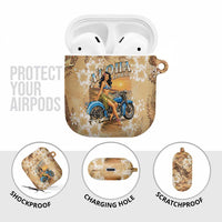 Aloha Hawaii Biker AirPods Case Ride To Paradise LT05 - Polynesian Pride