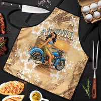 Aloha Hawaii Biker Apron Ride To Paradise LT05 Beige - Polynesian Pride