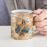 Aloha Hawaii Biker Ceramic Mug Ride To Paradise LT05 - Polynesian Pride