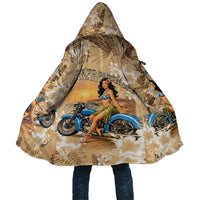 Aloha Hawaii Biker Cloak Ride To Paradise LT05 Unisex Beige - Polynesian Pride
