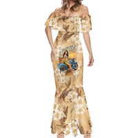Aloha Hawaii Biker Mermaid Dress Ride To Paradise LT05 - Polynesian Pride