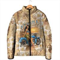 Aloha Hawaii Biker Padded Jacket Ride To Paradise LT05 - Polynesian Pride