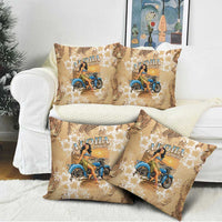 Aloha Hawaii Biker Pillow Cover Ride To Paradise LT05 - Polynesian Pride
