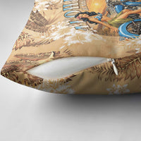 Aloha Hawaii Biker Pillow Cover Ride To Paradise LT05 - Polynesian Pride