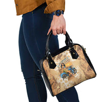 Aloha Hawaii Biker Shoulder Handbag Ride To Paradise LT05 - Polynesian Pride
