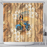 Aloha Hawaii Biker Shower Curtain Ride To Paradise LT05 - Polynesian Pride