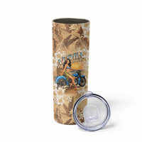 Aloha Hawaii Biker Skinny Tumbler Ride To Paradise LT05 - Polynesian Pride