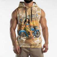 Aloha Hawaii Biker Sleeveless Hoodie Ride To Paradise LT05 - Polynesian Pride