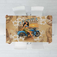 Aloha Hawaii Biker Tablecloth Ride To Paradise LT05 Beige - Polynesian Pride