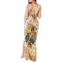 Aloha Hawaii Biker Tank Maxi Dress Ride To Paradise LT05 - Polynesian Pride
