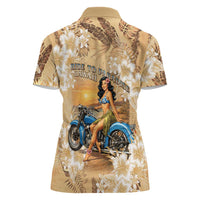 Aloha Hawaii Biker Women Polo Shirt Ride To Paradise LT05 - Polynesian Pride