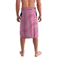 Polynesian Women's Day Lavalava Pink Hibiscus Flowers With Polynesian Pattern LT05 - Polynesian Pride