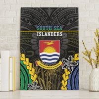 South Sea Islanders And Gilbert Islands Canvas Wall Art Kanakas Polynesian Pattern LT05 Without Frame Black - Polynesian Pride