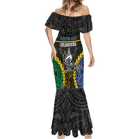 Personalised South Sea Islanders And New Caledonia Mermaid Dress Kanakas Polynesian Pattern LT05 - Polynesian Pride