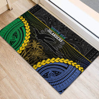 South Sea Islanders And New Ireland Rubber Doormat Kanakas Polynesian Pattern LT05 - Polynesian Pride