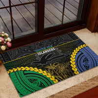 South Sea Islanders And New Ireland Rubber Doormat Kanakas Polynesian Pattern LT05 - Polynesian Pride