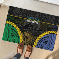 South Sea Islanders And New Ireland Rubber Doormat Kanakas Polynesian Pattern LT05 - Polynesian Pride
