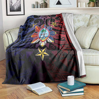 Philippines Guam Blanket Filipino Sun With Guaman Seal