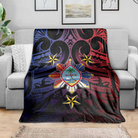 Philippines Guam Blanket Filipino Sun With Guaman Seal