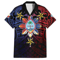 Philippines Guam Family Matching Puletasi and Hawaiian Shirt Filipino Sun With Guaman Seal