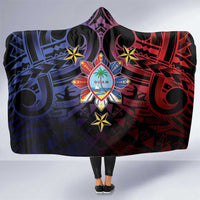 Philippines Guam Hooded Blanket Filipino Sun With Guaman Seal