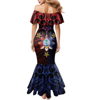 Philippines Guam Mermaid Dress Filipino Sun With Guaman Seal