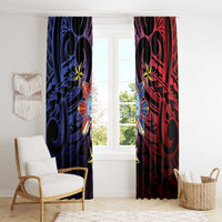 Philippines Guam Window Curtain Filipino Sun With Guaman Seal