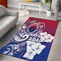 Guam Gadao Area Rug Hafa Adai Micronesian Tribal Pattern