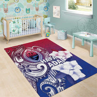 Guam Gadao Area Rug Hafa Adai Micronesian Tribal Pattern