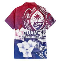 Guam Gadao Family Matching Off Shoulder Maxi Dress and Hawaiian Shirt Hafa Adai Micronesian Tribal Pattern