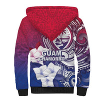 Guam Gadao Sherpa Hoodie Hafa Adai Micronesian Tribal Pattern LT05 - Polynesian Pride