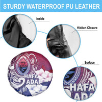 Guam Gadao Spare Tire Cover Hafa Adai Micronesian Tribal Pattern