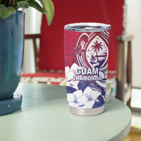 Guam Gadao Tumbler Cup Hafa Adai Micronesian Tribal Pattern