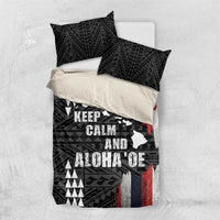 Hawaii 1959 Statehood Day Bedding Set Classic Style LT05 US Twin 172cm x 218cm Black - Polynesian Pride