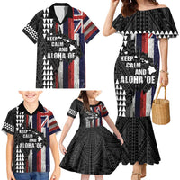 Hawaii 1959 Statehood Day Family Matching Mermaid Dress and Hawaiian Shirt Classic Style